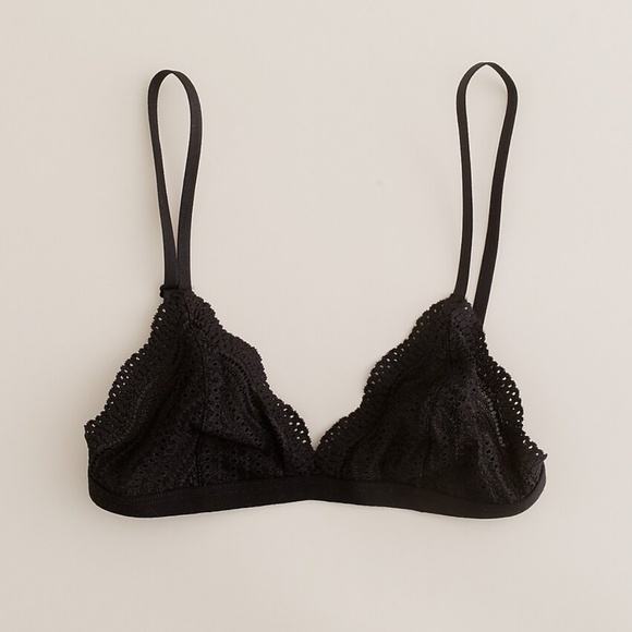 J. Crew Other - 🍍NWT J.CREW Black Ceylon Soft Bra Womens M